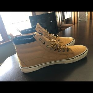 High top vans off the wall